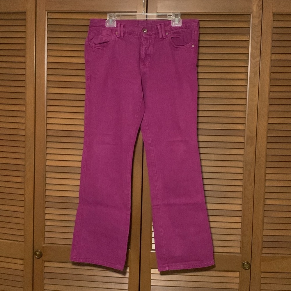 Y2K Old Navy pink jeans lowest rise 12
